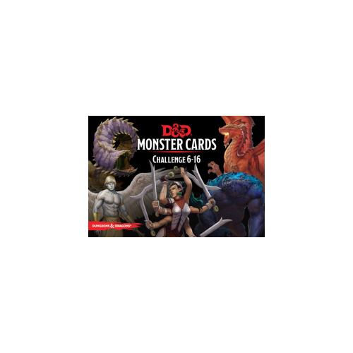 D&D Spellbook Cards: Monster Deck 6-16 (74 cards)