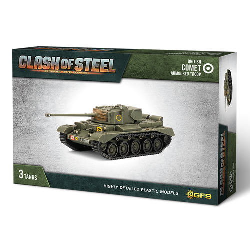 Clash of Steel: Comet Armoured Troop (x3 Plastic)