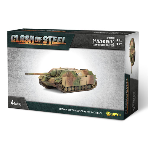Clash of Steel: Panzer IV/70 Tank-hunter Platoon (x4 Plastic)