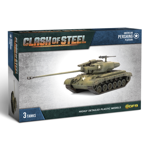 Clash of Steel: M26 Pershing Tank Platoon (x3 Plastic)
