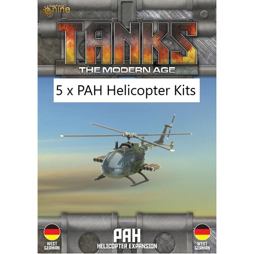 Tanks: Modern Age - West German PAH Helicopter Bundle (5)