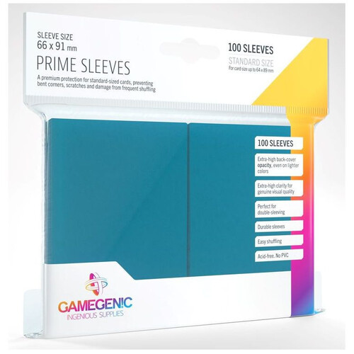 Gamegenic Prime 100ct Blue Sleeves