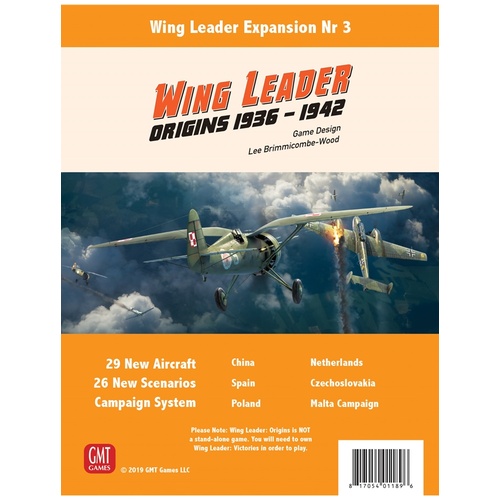 Wing Leader: Expansion No.3 - Origins 1936-42