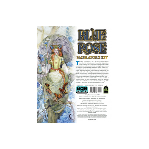 Blue Rose RPG Narrators Kit Green Ronin Games