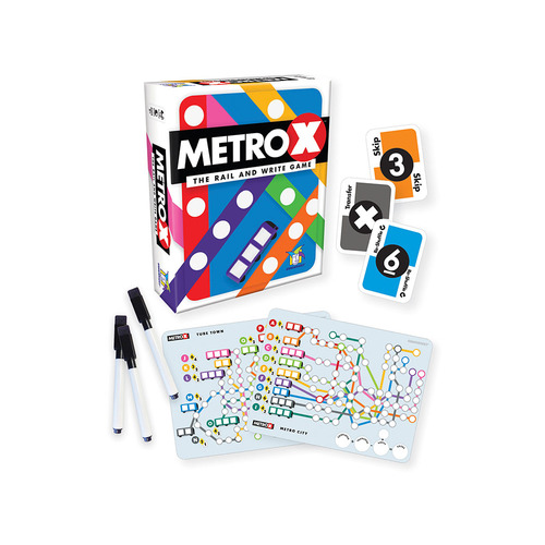Metro X: The Rail & Write Game