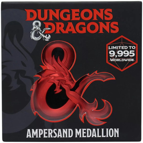 D&D Dungeons & Dragons Ampersand Medallion