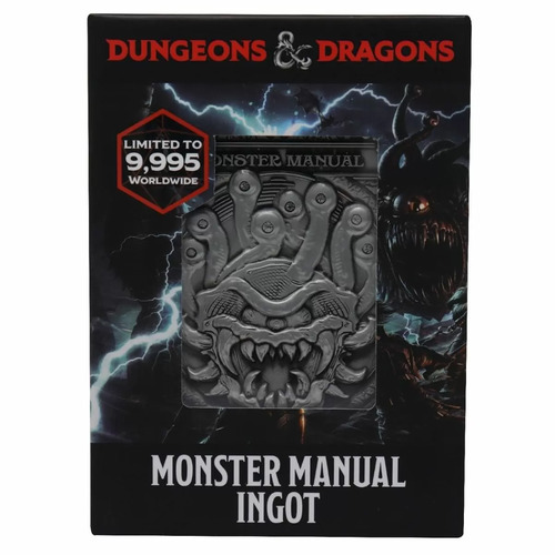 D&D Dungeons & Dragons Limited Edition Monster Manual Ingot