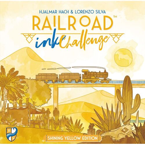 Railroad Ink Challenge Shining Yellow