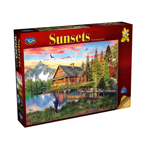 Sunsets: The Fishing Cabin 1000pc