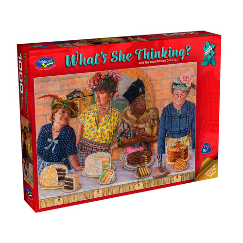What's She Thinking?: And the Blue Ribbon Goes to...! 1000pc