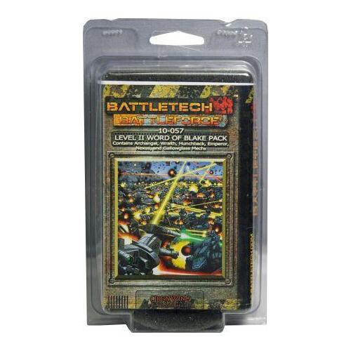 BattleTech Miniatures:  BattleForce Scale Level II Word of Blake Pack (6 mechs)