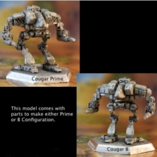 BattleTech Miniatures: Cougar Prime / B Mech - 35 Tons - TRO 3060