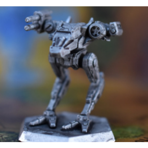 thumbnail image 2 of RVN-1X Raven – Alternate Battletech Mechwarrior Miniature, Resin 3D Print 2 of 6