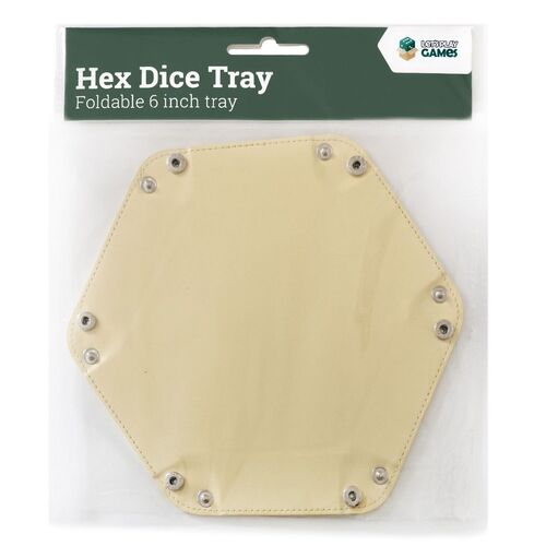 Folding Hex Dice Tray: Yellow 6"