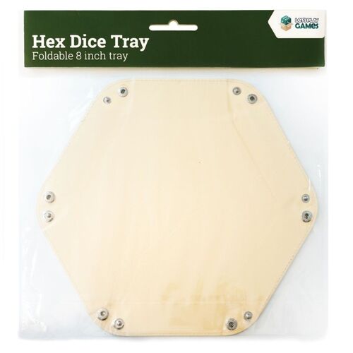 Folding Hex Dice Tray: Yellow 8"