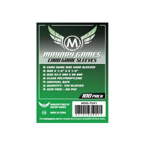 Card Game Sleeves (100) 63.5 x 88mm