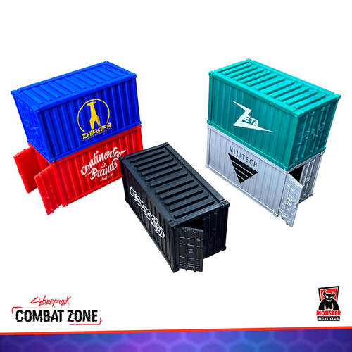 Cyberpunk RED: Combat Zone: Cargo Containers: Cyberpunk Limited Edition