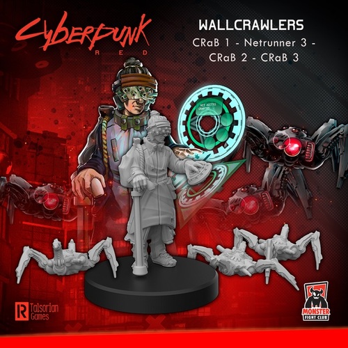 Cyberpunk Red RPG: Wall Crawlers (Netrunner - CRaB Drones x3)
