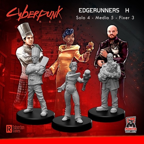 Cyberpunk Red RPG: Edgerunners H - Solo, Media, & Fixer