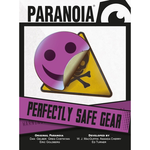 Paranoia RPG: Perfectly Safe Gear Card Deck