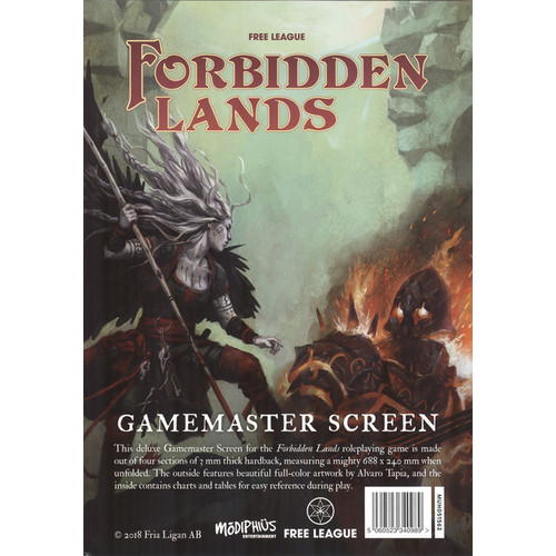 Forbidden Lands RPG: Gamemaster Screen