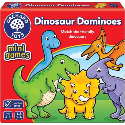 Orchard Mini Game: Dinosaur Dominoes - Match the Friendly Dinosaurs
