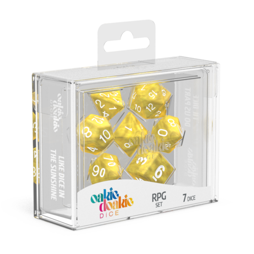 RPG Set - Marble - Yellow (7 dice)  