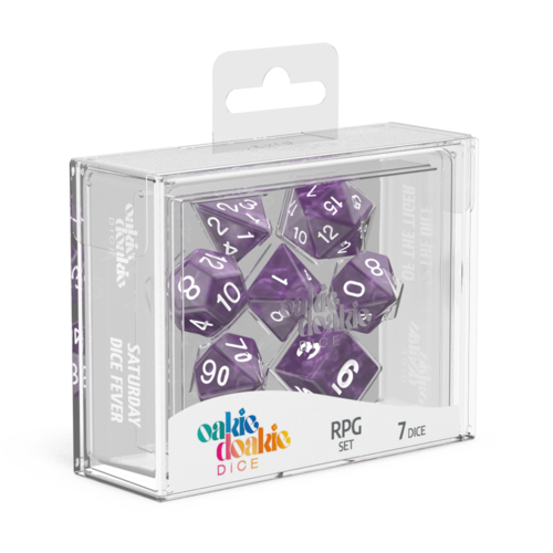 RPG Set - Marble - Purple (7 dice)  