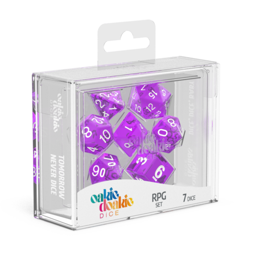 RPG Set - Translucent - Purple (7 dice)