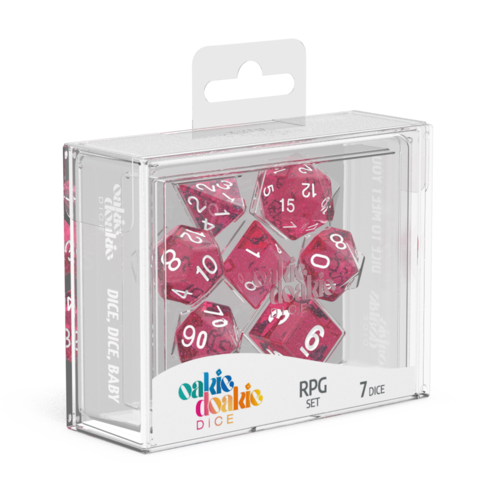 RPG Set - Speckled - Pink (7 dice)  