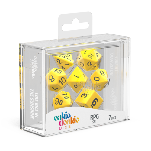 RPG Set - Solid - Yellow (7 dice)  