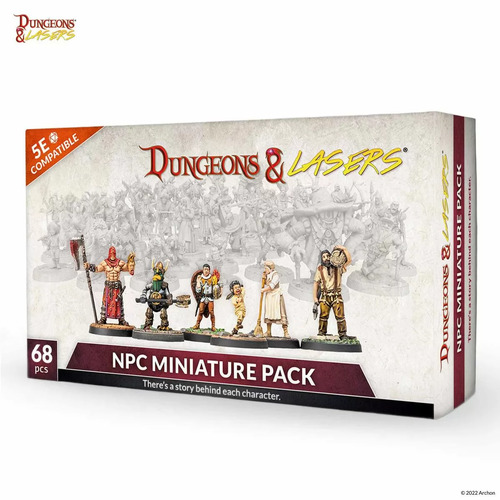 Dungeons and Lasers: NPC Miniature Pack