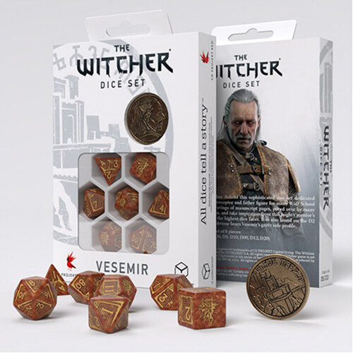 The Witcher Dice Set - Vesemir Wise Witcher