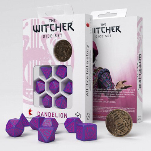 The Witcher Dice Set Dandelion - Conqueror of Hearts