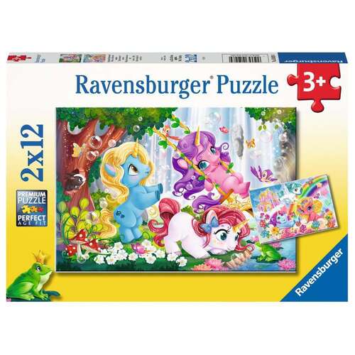 Ravensburger: Unicorns at Play 2x12pc