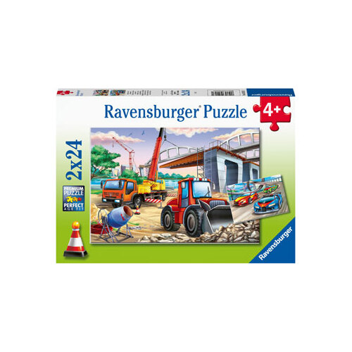 Ravensburger - Construction & Cars 2x24pc