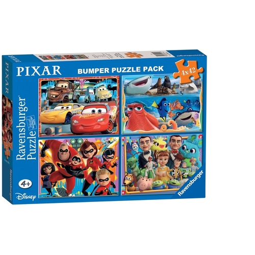 Ravensburger: Disney Pixar 4x42pc Bumper Pack