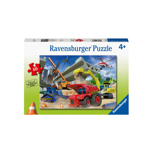 Ravensburger - Construction Trucks Puzzle 60pc