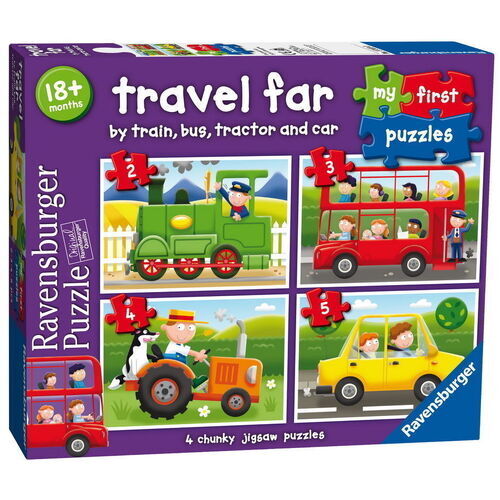 Ravensburger: Travel Far My First Puzzle 2 3 4 5pc
