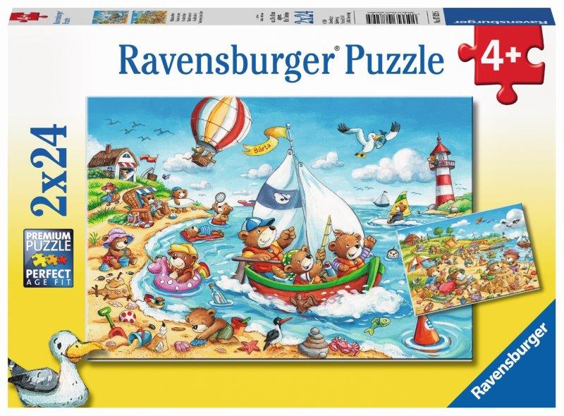 Ravensburger: Seaside Holiday Puzzle 2x24pc