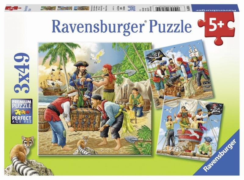 Ravensburger: Adventure on the High Seas Puzzle 3x49p
