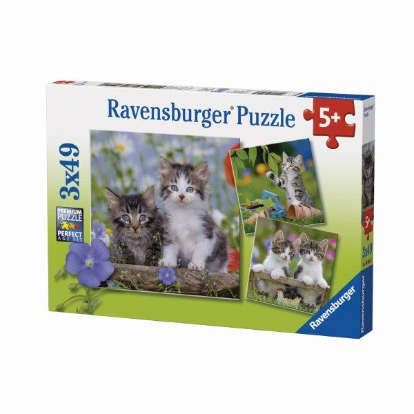 Ravensburger: Kittens Puzzle 3x49pc