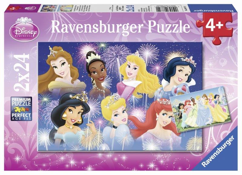 Ravensburger: Disney Princesses Gathering Puzzle 2x24p