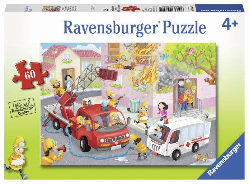 Ravensburger - Firefighter Rescue! Puzzle 60pc