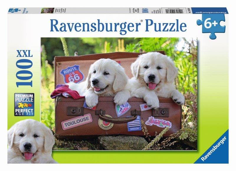 Ravensburger - Travelling Puppies Puzzle 100pc