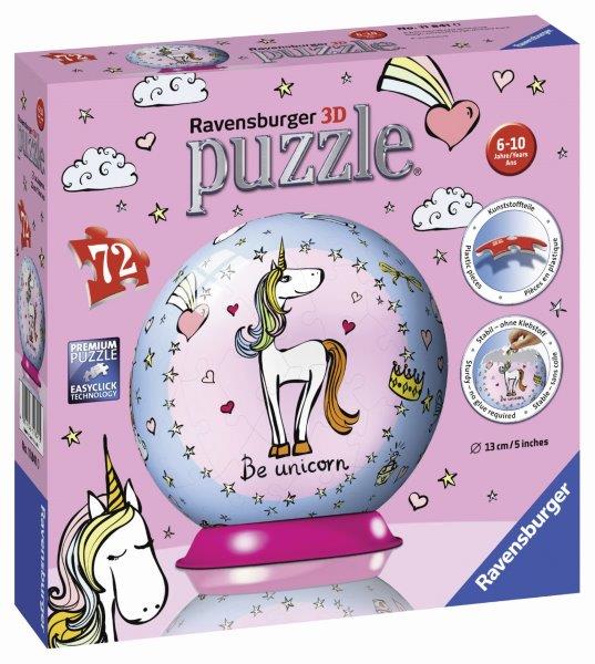 Ravensburger: Unicorn Puzzleball 72pc