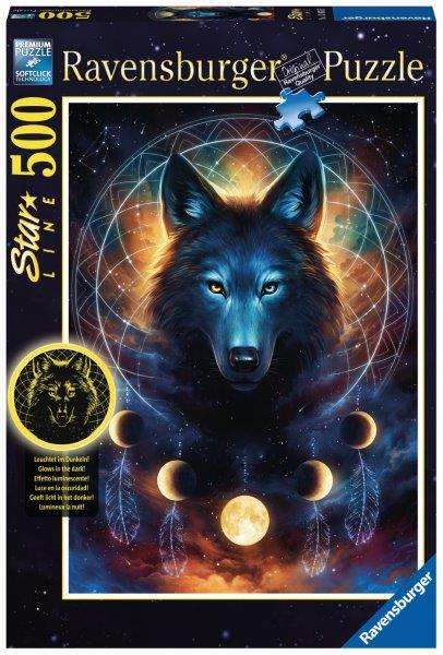 Ravensburger - Lunar Wolf Puzzle 500pc