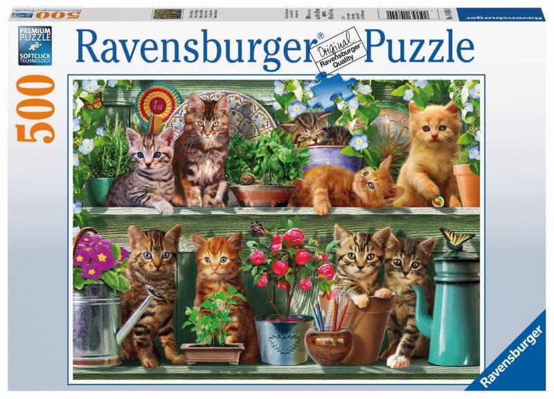 Ravensburger: Cats on the Shelf Puzzle 500pc