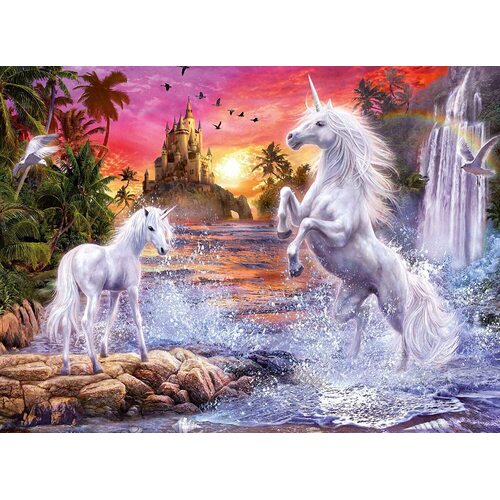 Ravensburger: Unicorns at the River Starline 500pc