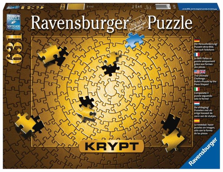 Ravensburger: KRYPT Gold Spiral Puzzle 631pc